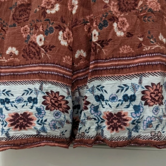 Mudd Women's Long Sleeve Floral Romper Size Medium 🆕 - Picture 6 of 9